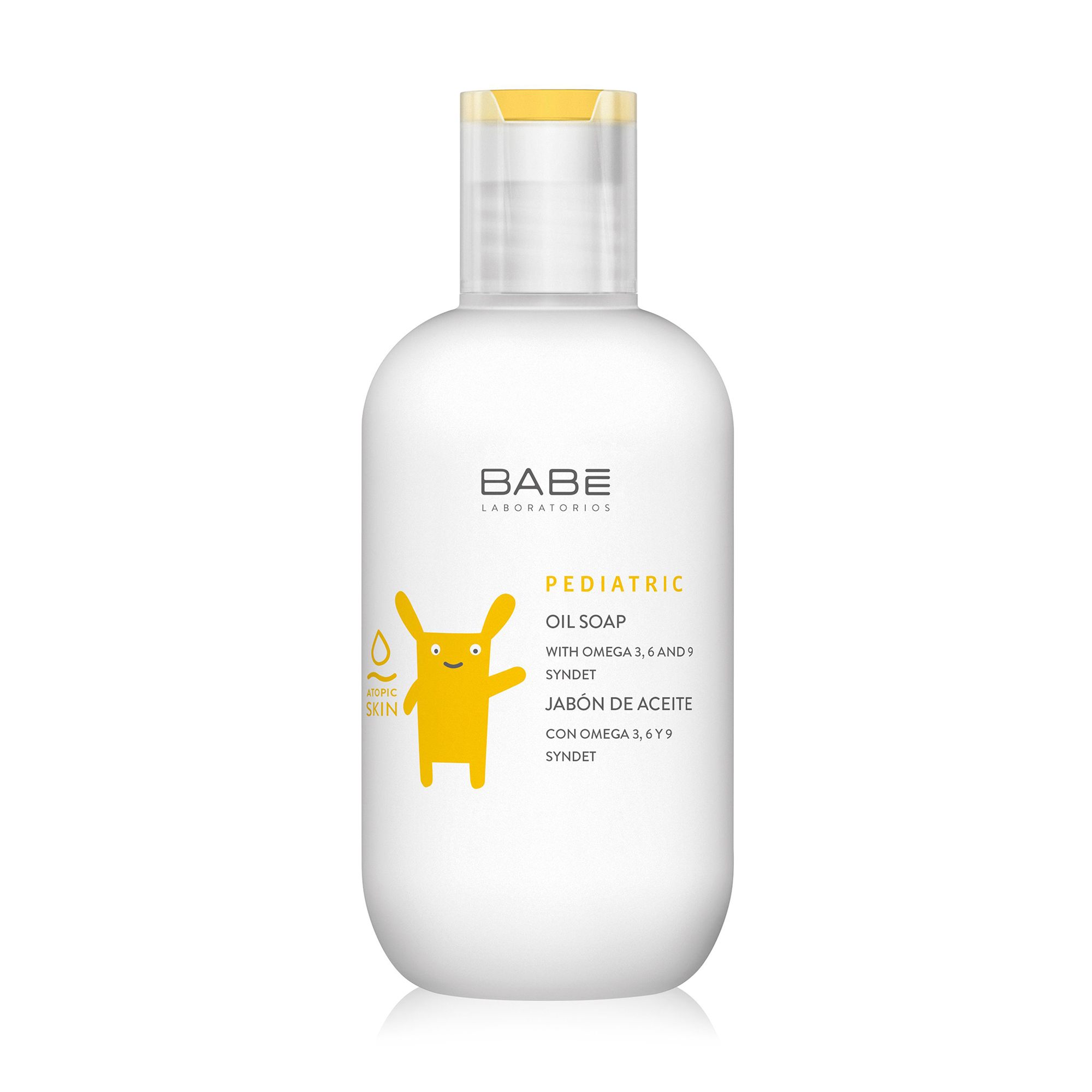 Дитяче мило BABE Laboratorios Oil Soap на основі олій, формула без води та лугів, 200 мл